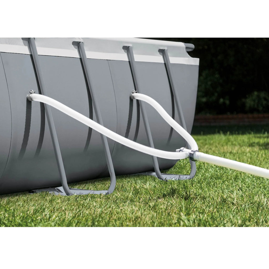 24' x 12' x 52 Rectangular Frame Swimming Pool Set with Pump N101