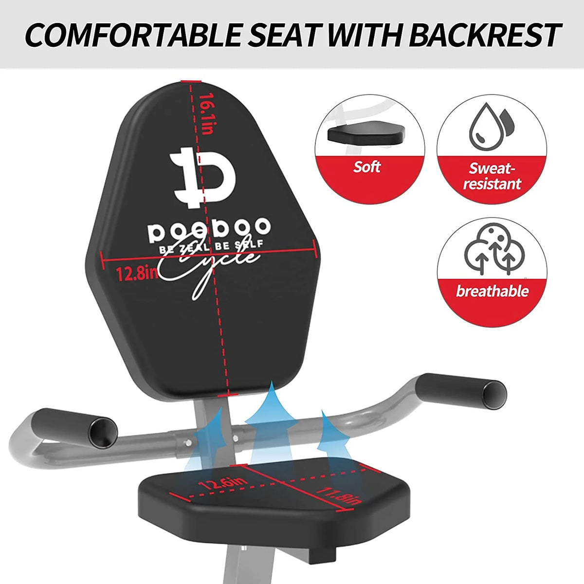 Recumbent Exercise Bike Magnetic Resistance P35921