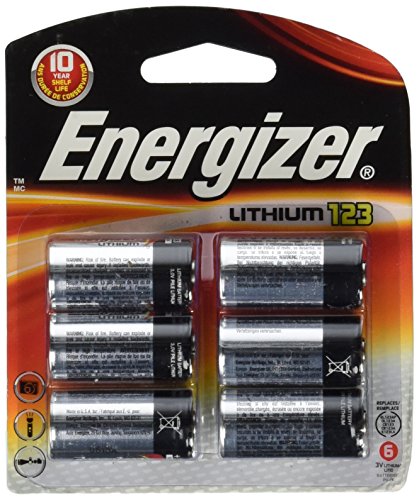 123 Lithium Photo Battery, 12 Batteries B42824