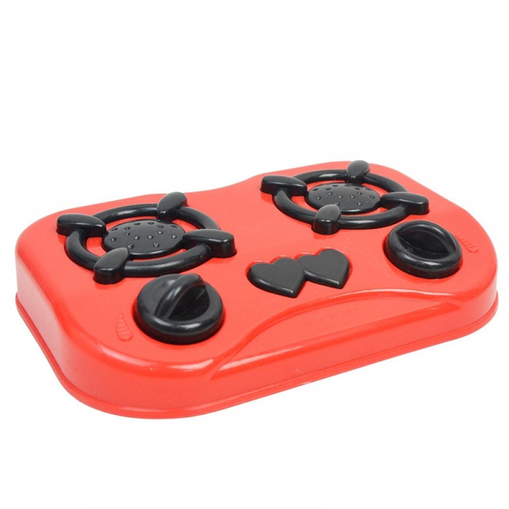 Pretend Play Kitchen Set with Cooktop, Pans, Play Food, Cooking Utensils F33389