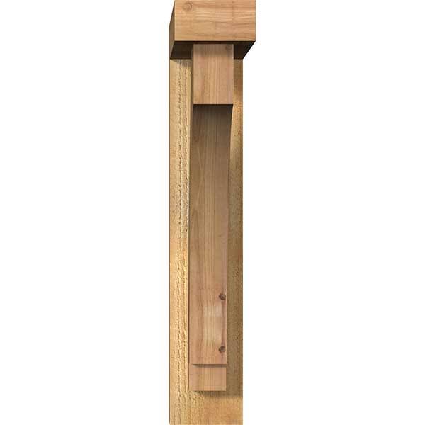Rough Sawn Bracket with Offset Brace C404