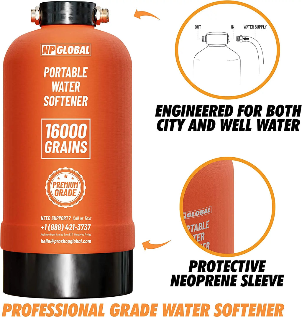 Portable 16,000 Grain RV Water Softener X3009