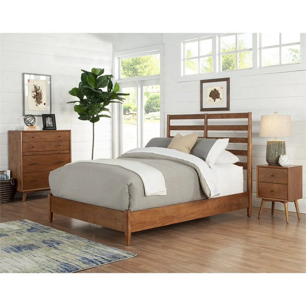 3 Piece Small TV Console King Bed & Nightstand C840