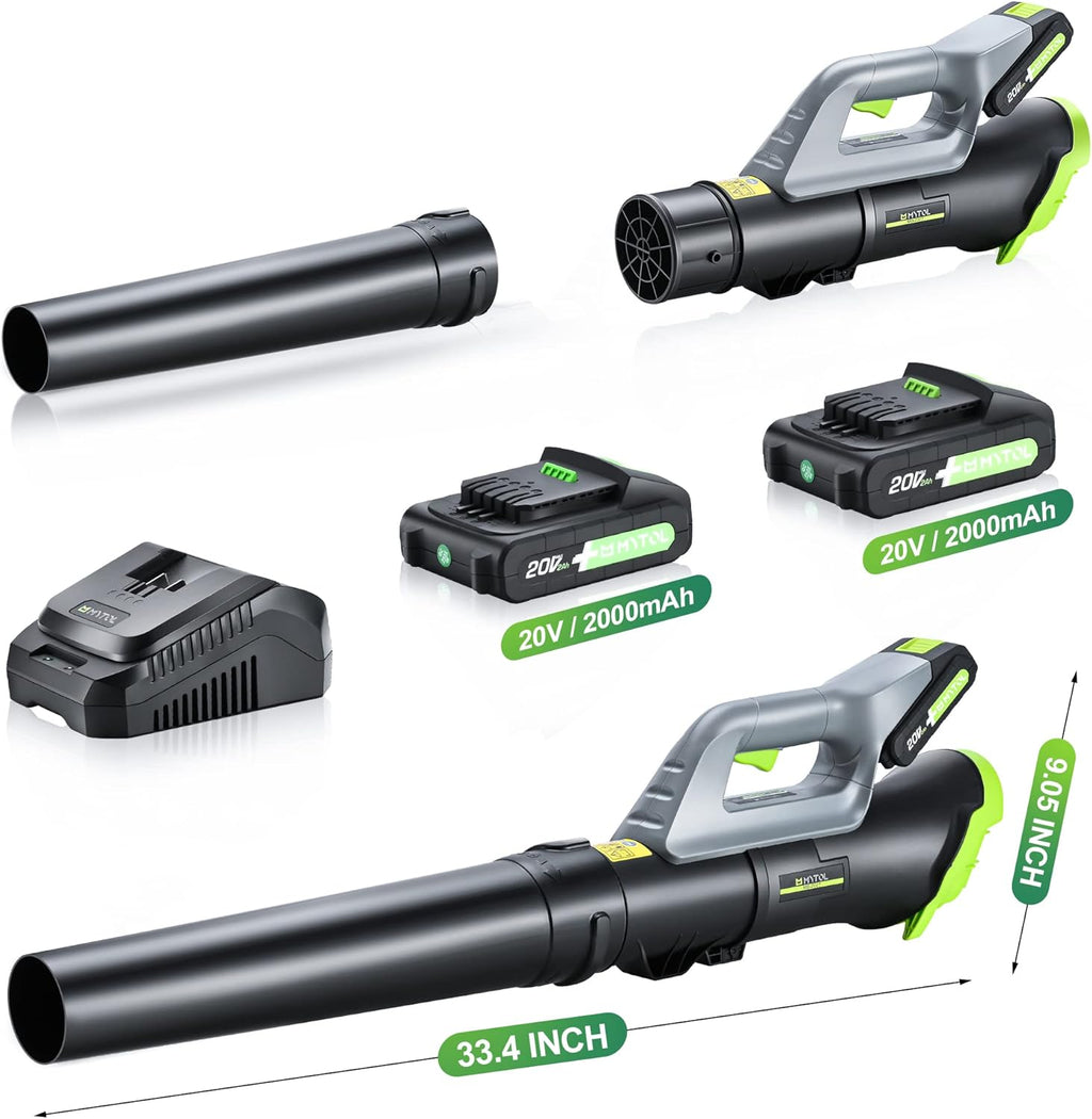 Cordless Leaf Blower 400CFM Variable Speed Battery Operated Z82991