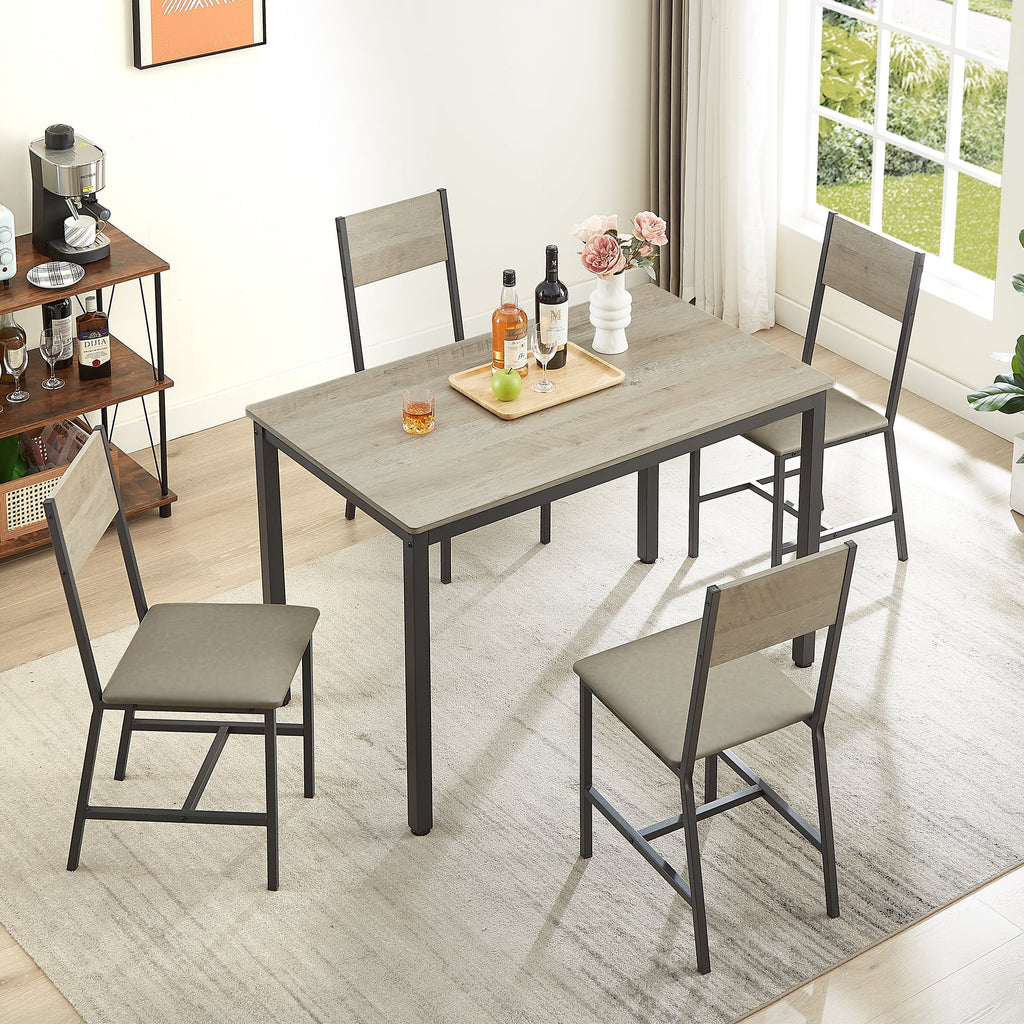 5-Piece Dining Room Table Set with 4 Chairs B175645