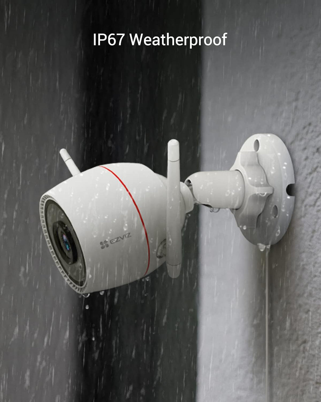 2K WiFi Security Camera with Color Night Vision and IP67 Waterproof U1121