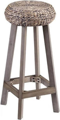 Gray Backless Hyacinth Stools R964