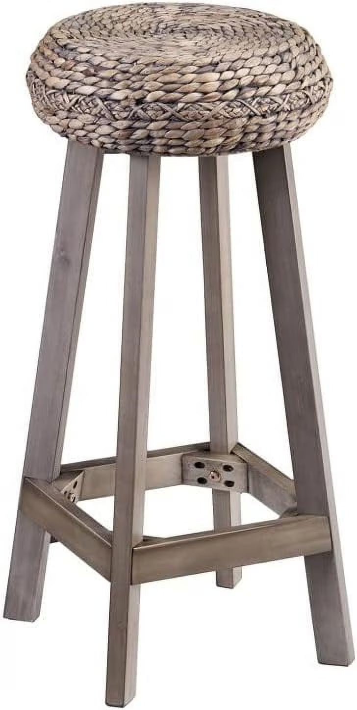 Gray Backless Hyacinth Stools R964