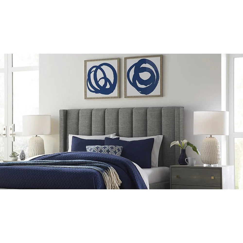 Upholstered Wingback Headboard Q17821