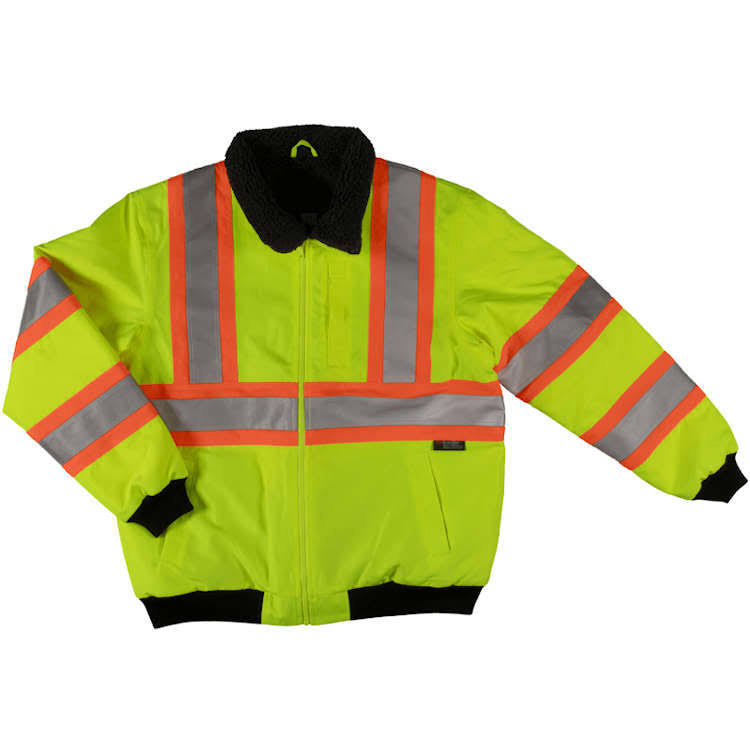 Orange Sherpa Lined Safety Bomber XL N647