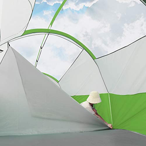 8 Person Weather Resistant Camping Tent with Carry Bag N338471