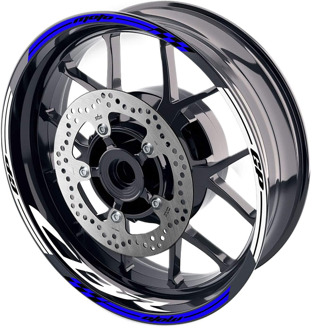 Red Wheel Rim Stripe Decals Tape Pack of 2 S5780