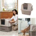Covered Self Cleaning Cat Litter Box H114