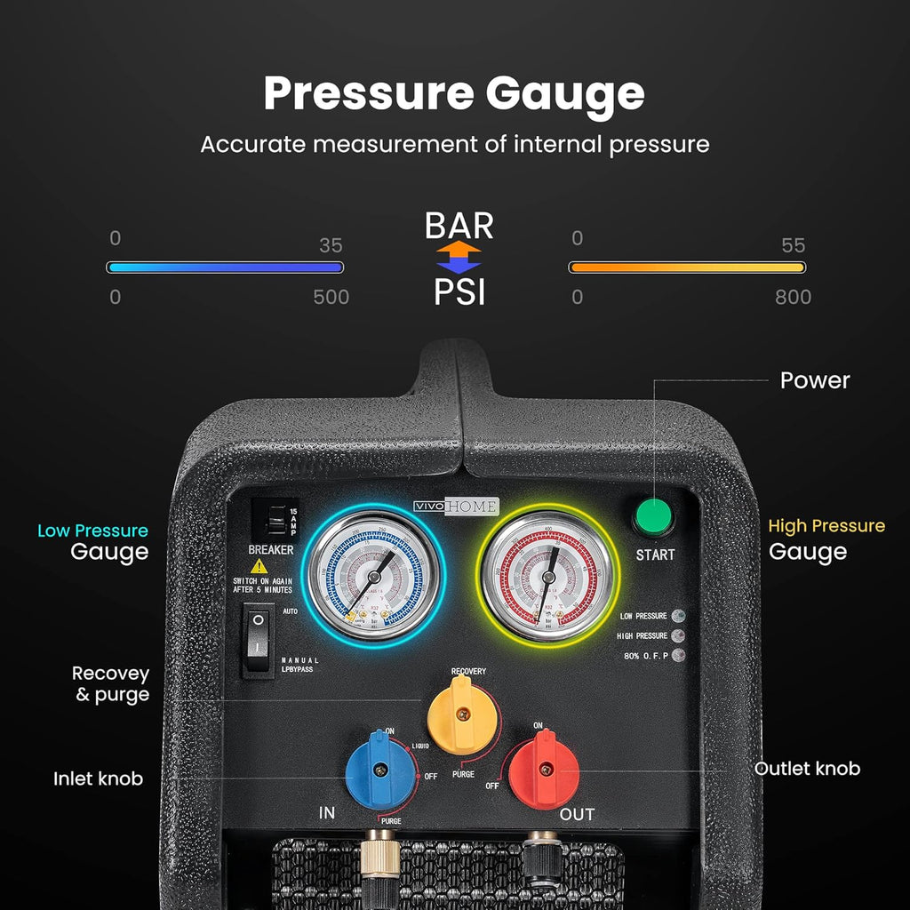 Portable Refrigerant Recovery Machine N630728