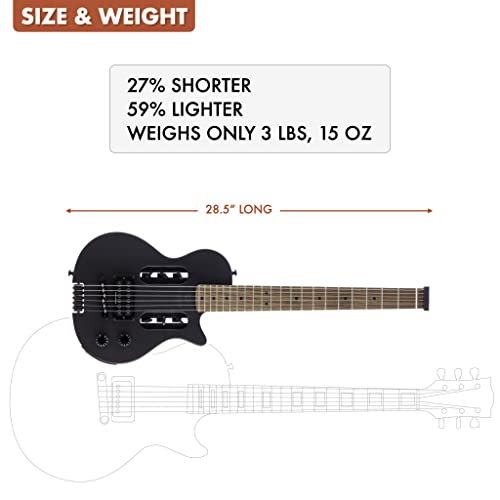Black Matte Solid-Body Electric Guitar Q72616
