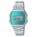 Silver Blue Digital Watch Y74054