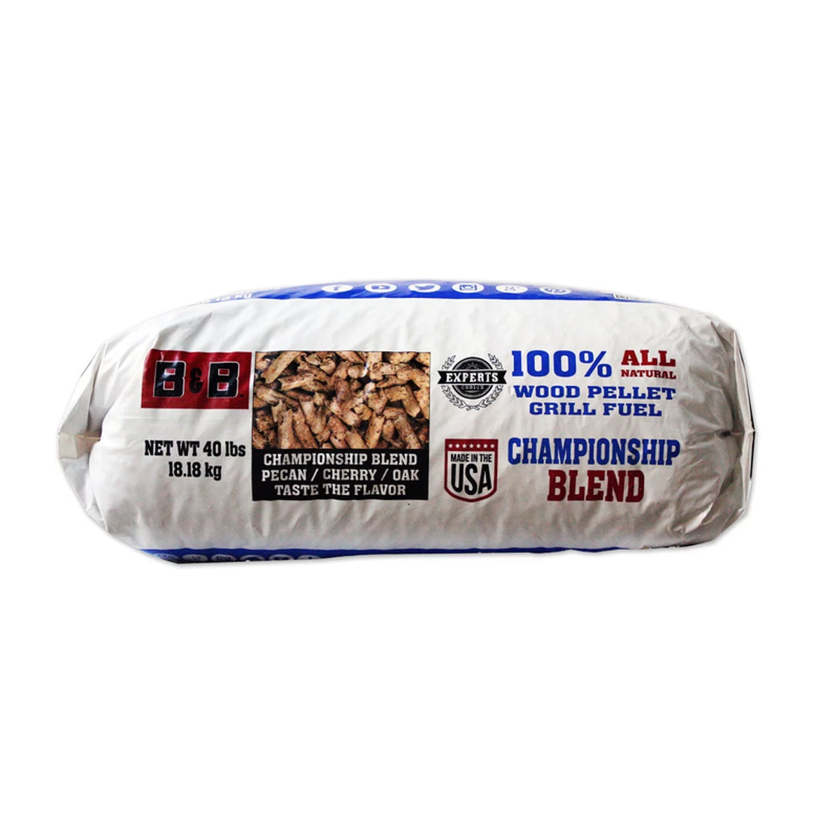 Food Grade Wood Pellets, 40 lb bag J735981