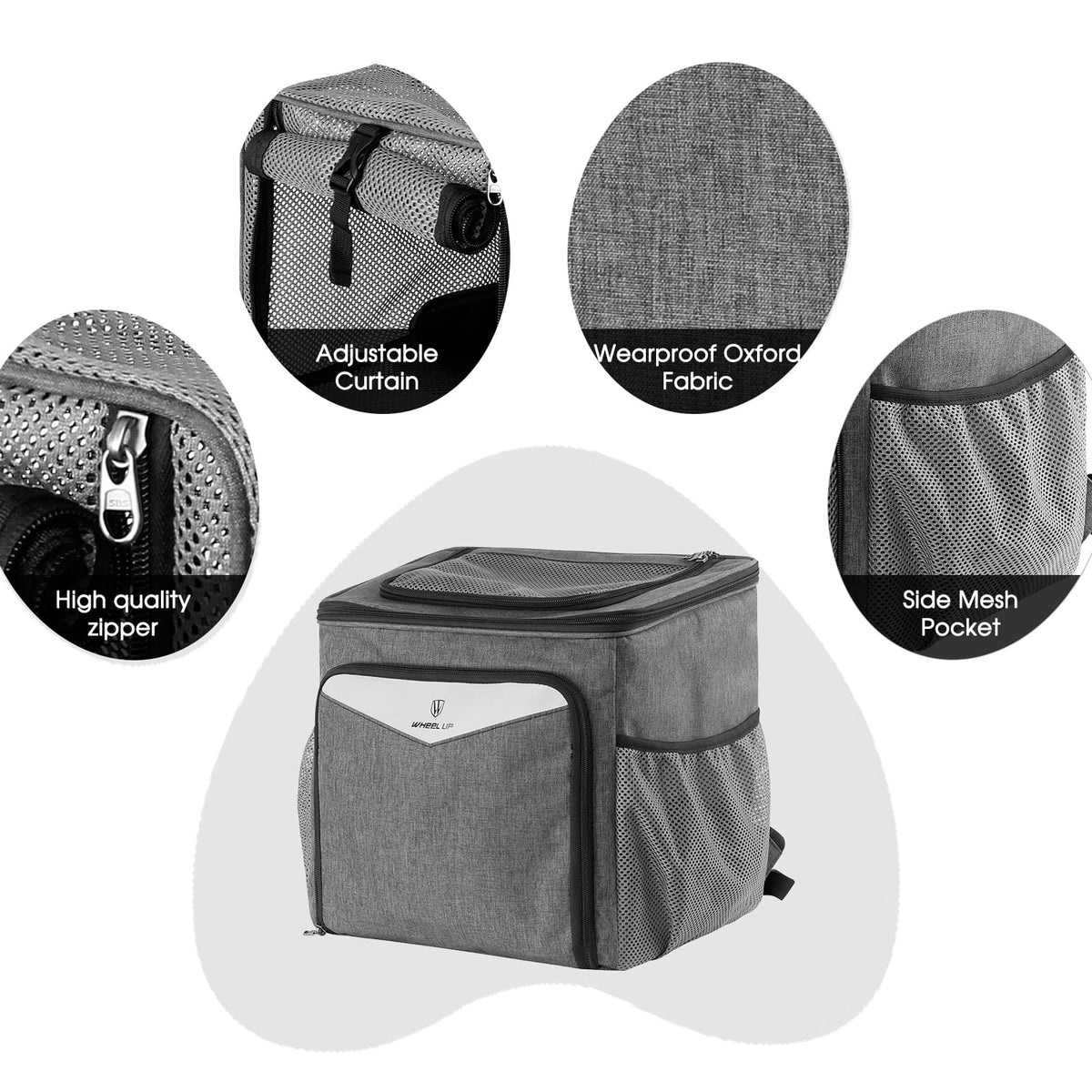 Expandable Carrier Backpack for Small Dogs and Cats B795