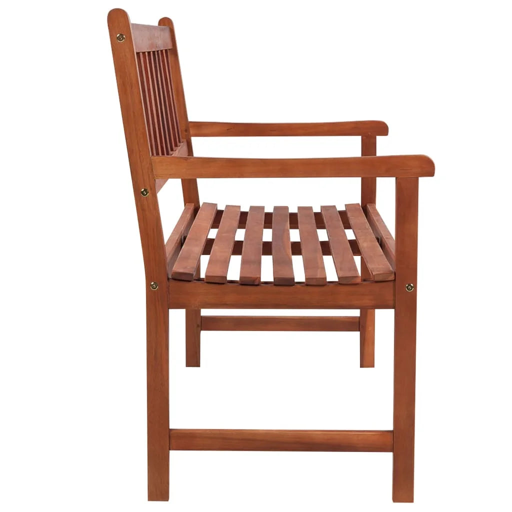 Patio Bench with Cushion Solid Acacia Wood N527