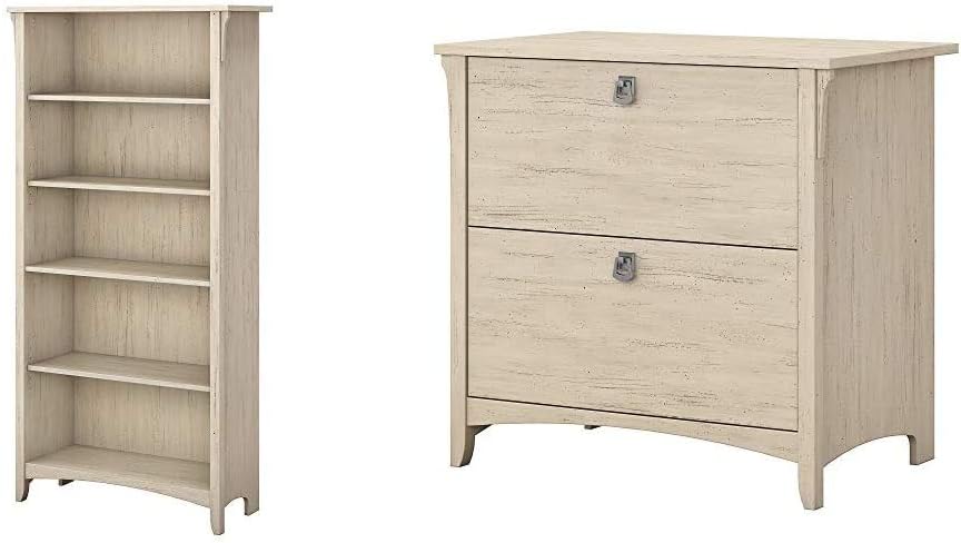 5 Shelf Bookcase in Cape Cod Gray O68556