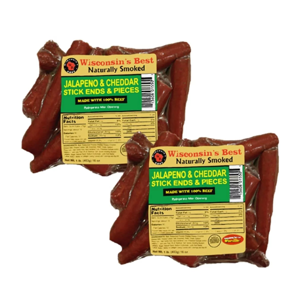 100% Beef Stick Ends & Pieces, 1 lb, 2 ct A7882