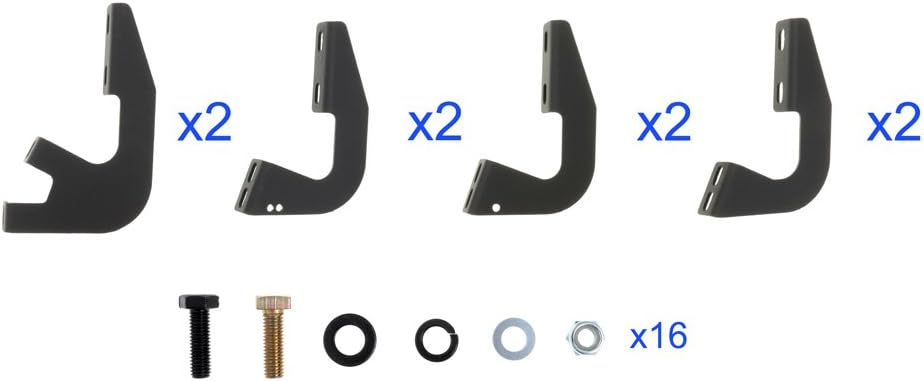 Running Boards 6in Double Cab C83478