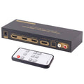 3 Port HDMI Switch with Optical Toslink SPDIF & RCA L/R Audio Out U10522