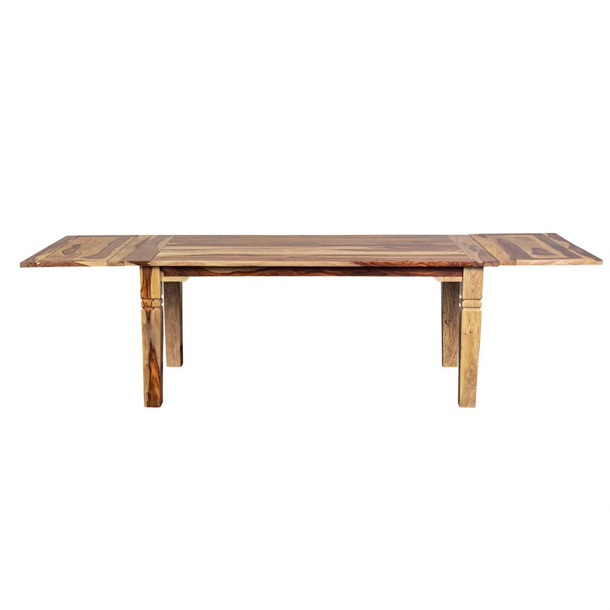 Solid Wood Rectangular Dining Table with Extension Leaves E25545