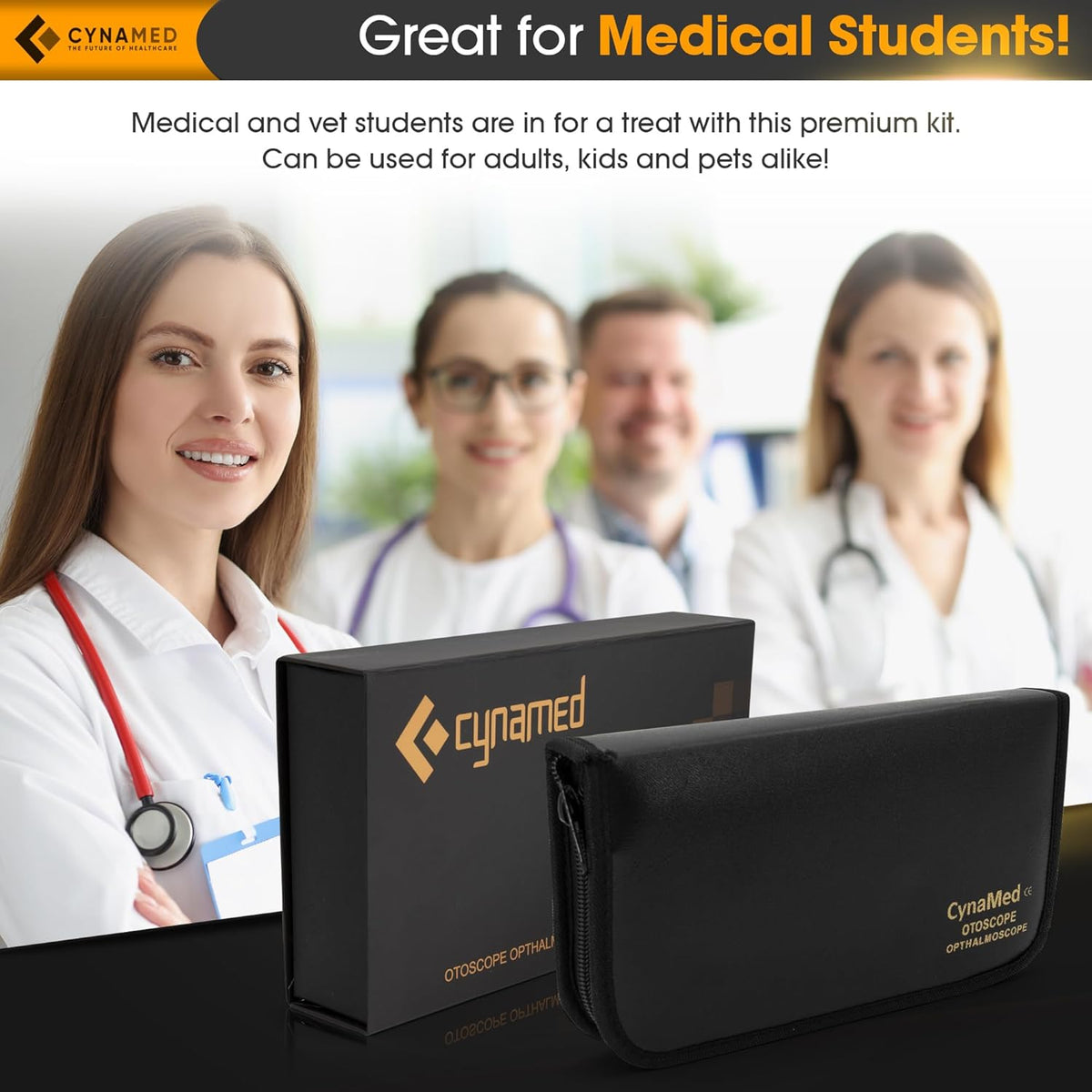 2-in-1 Ear Scope Set with Sight Chart and Carry Case G1875