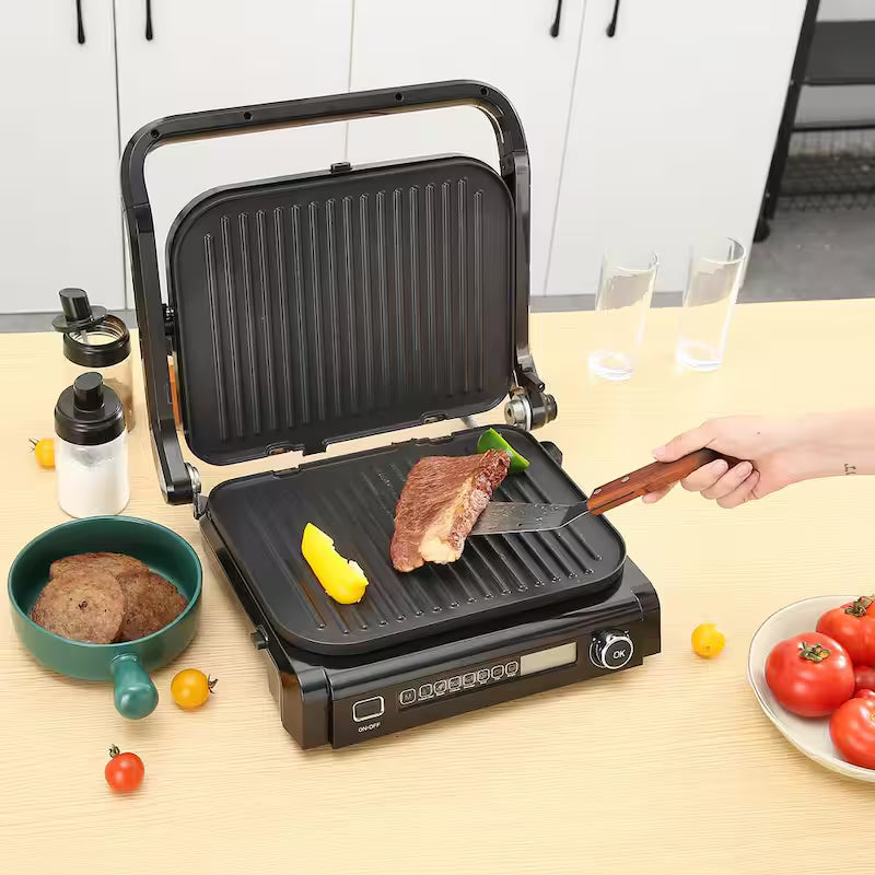 Commercial Electric Griddle 1800-Watt Stainless Steel Grill E394