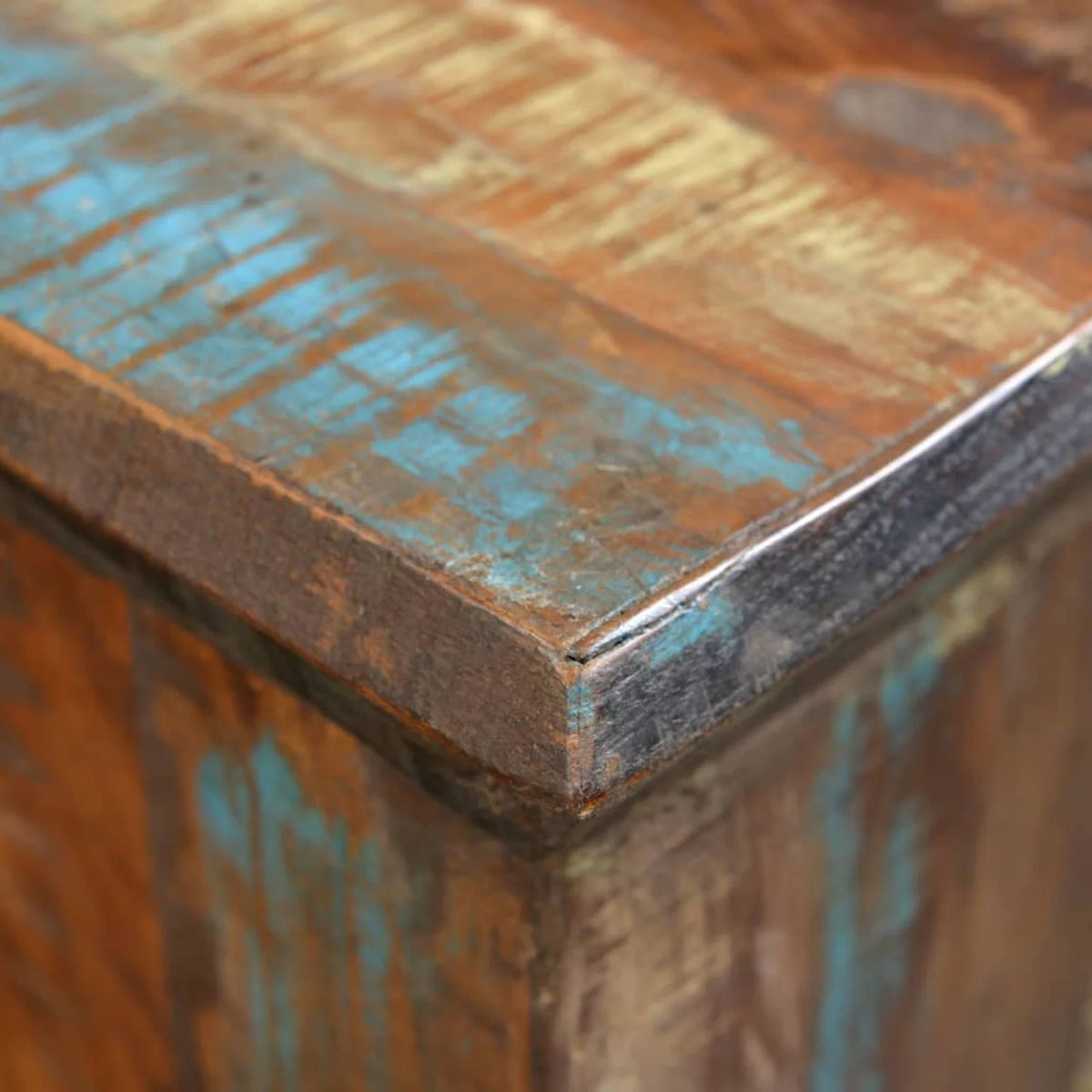 Solid Reclaimed Wood Stool U704