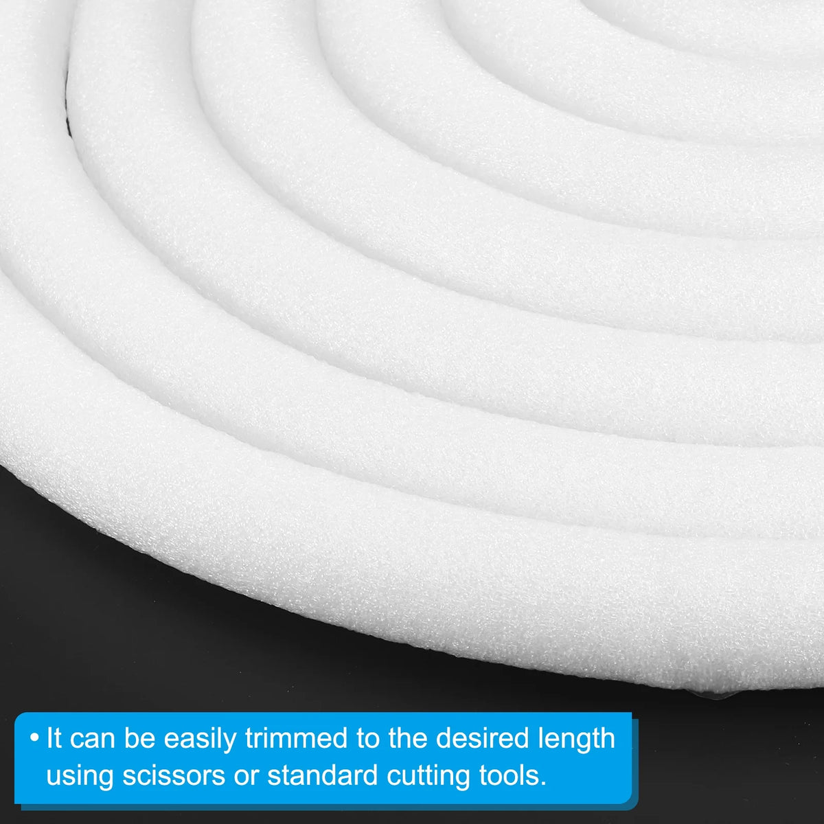 White Foam Rope Backer Rod Roll Seal A32536