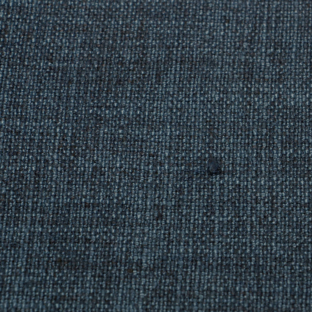 Dark Navy Linen Headboard with Pewter Nailbuttons Q280166