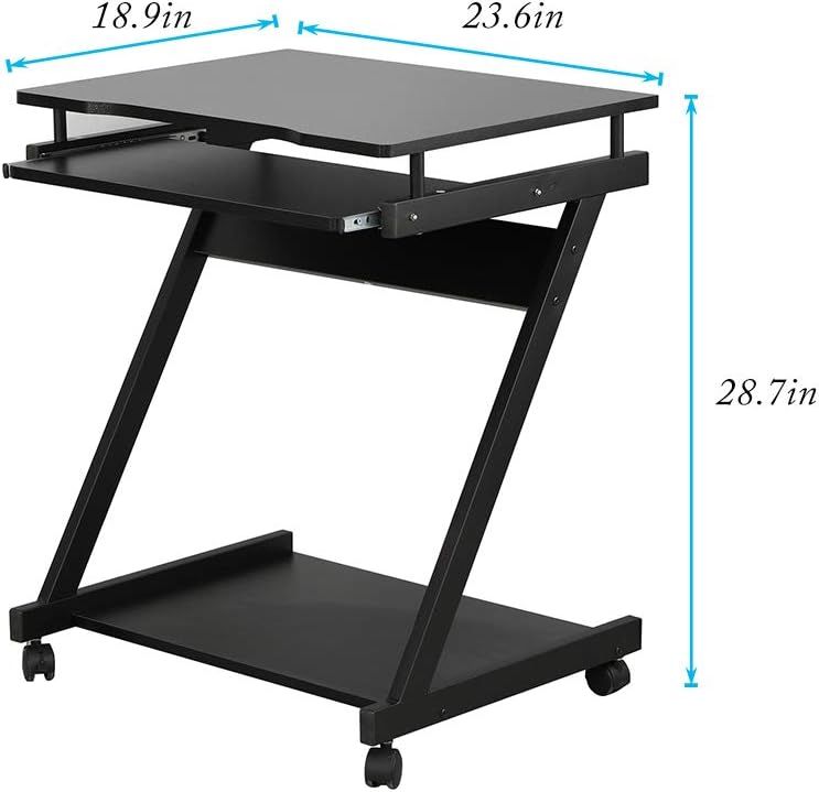 Mobile Laptop Cart with Keyboard Tray A518