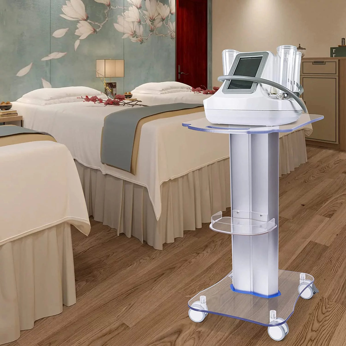 3-Tiers Rolling Cart Beauty Trolley A879