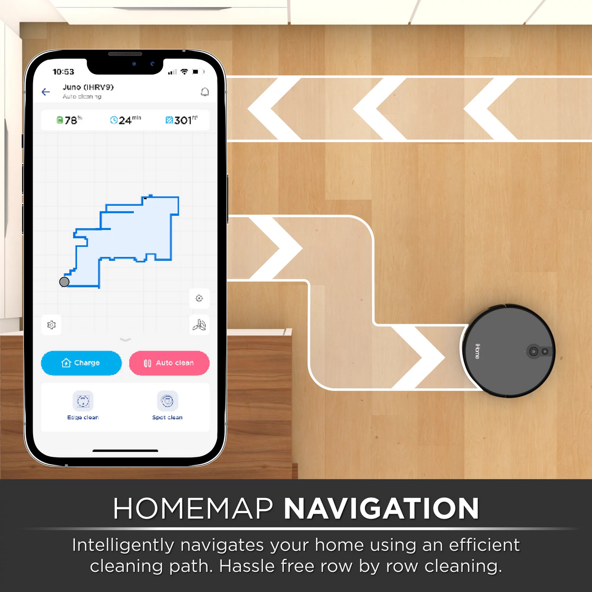 Robot Vacuum with Mapping Technology U8251