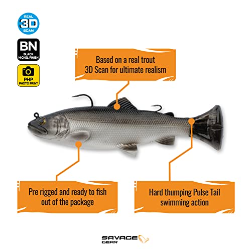 3D Pulse Tail Trout 8" Sinking Lure D362