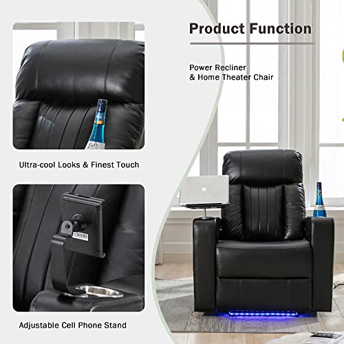 Brown Electric Recliner Chair with USB Charge Port S795488