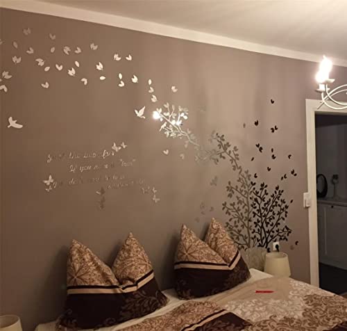 Silver Right M 98X51in Tree Wall Stickers L377255