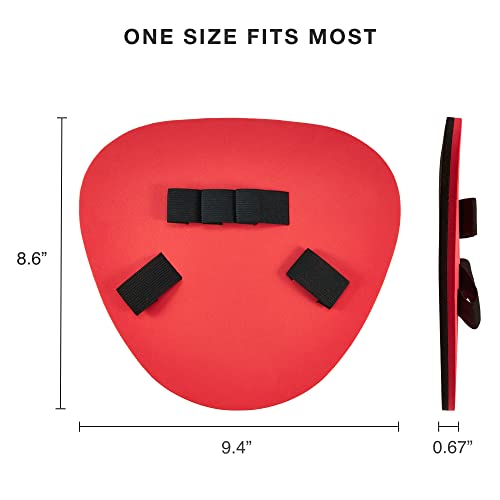 Pancake Baseball Practice Mitts - EVA Foam Infield Fielding Training Coaching Equipment - Ambidextrous, One Size Accessories - Thick, Flat Glove Substitute Y843650