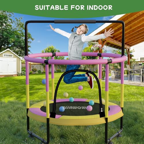40"/48" 330 LBS Foldable Rebounder with Adjustable Foam Handle F998