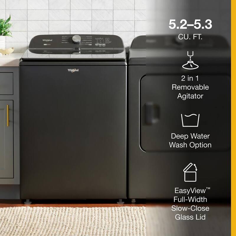 Top Load Washer with Removable Agitator O979