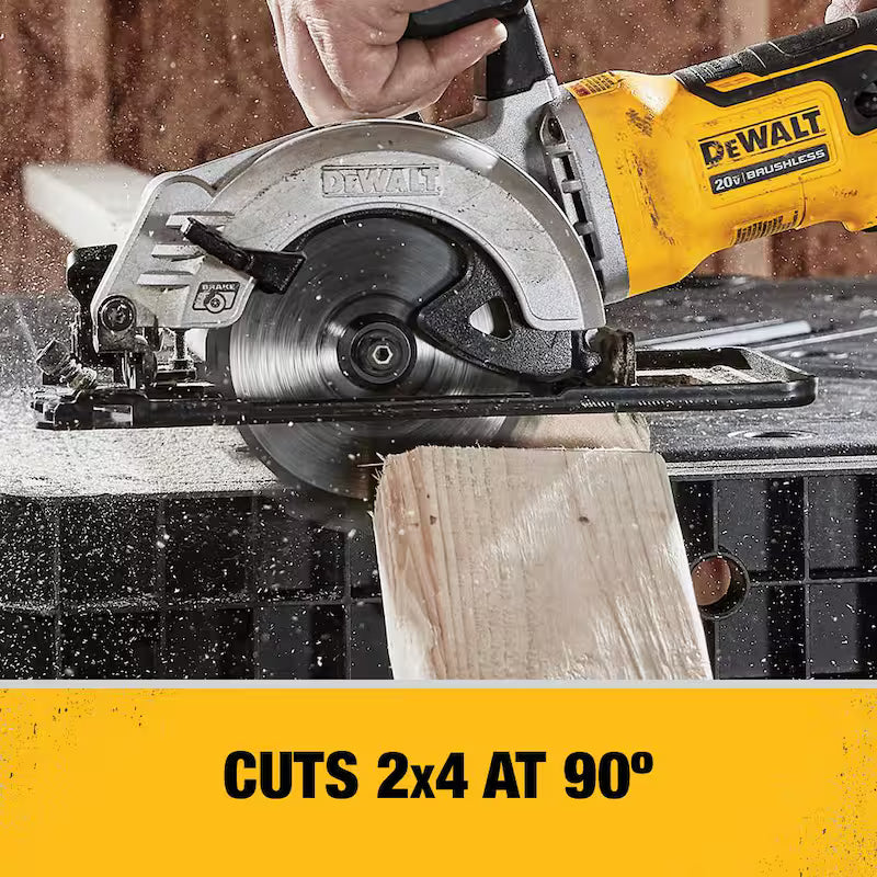 Cordless Brushless 4-1/2 in. Circular Saw with 20V Lithium-Ion 5.0Ah Battery H42837