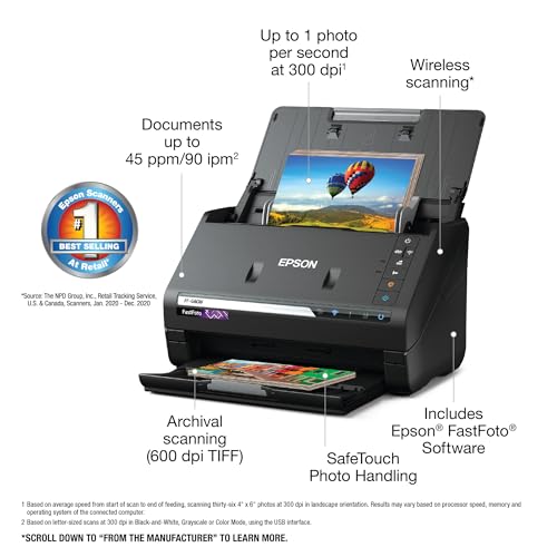 Wireless High-Speed Photo and Document Scanner Q797