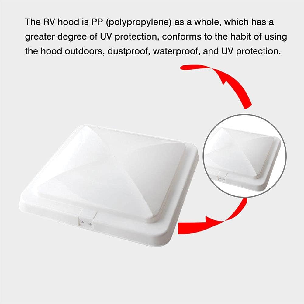 14x14 inch RV Roof Vent Cover Pack of 2 J3814