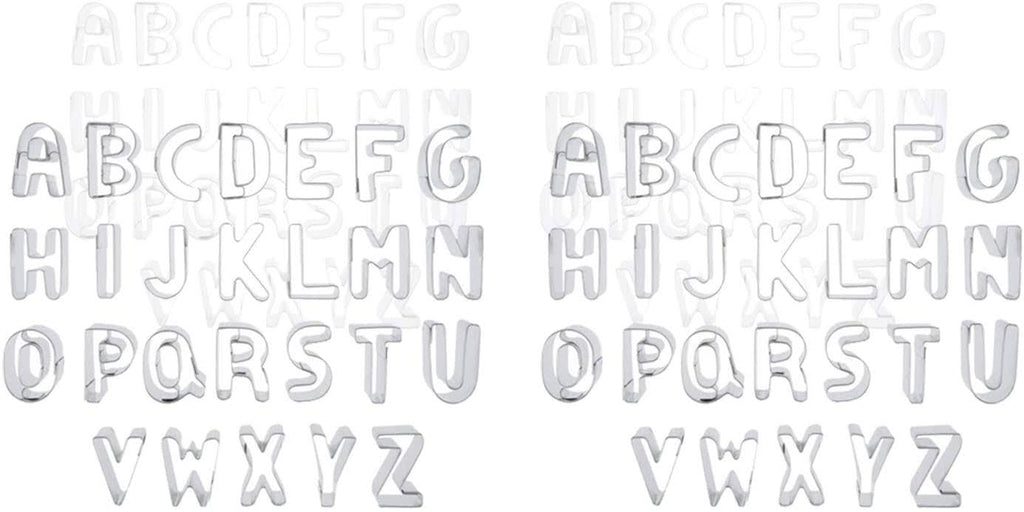 Stainless Steel Alphabet 26 PC Cutter Set B192