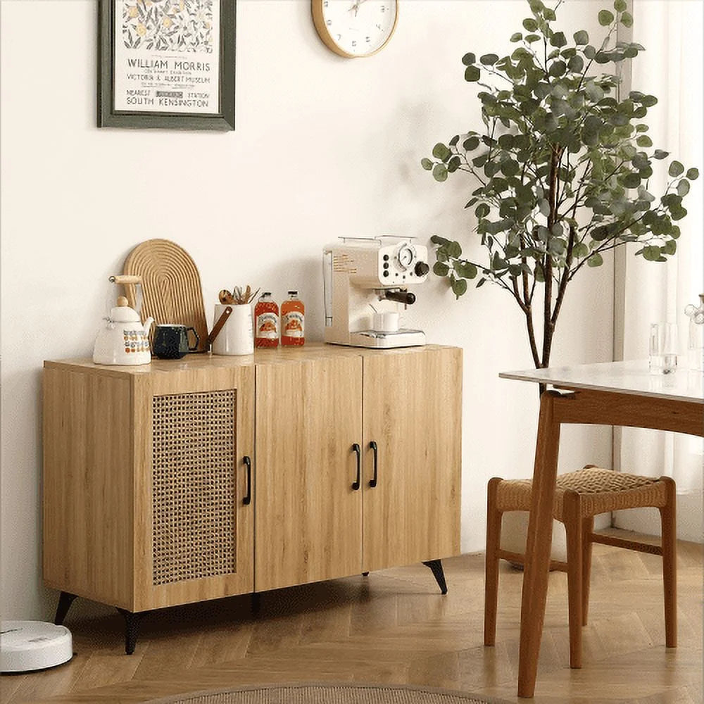 Natural Rattan 45.3inch Side Cabinet G28174