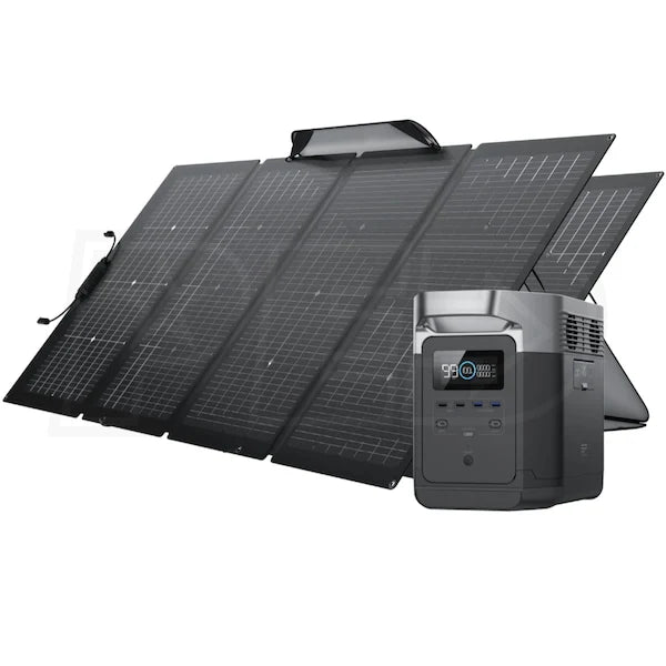 Portable Power Station and 2 Bifacial Solar Panels S168820