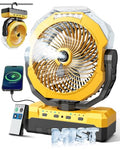 460ml Portable Misting Fan with 24000mAh Rechargeable Battery, Black E397670