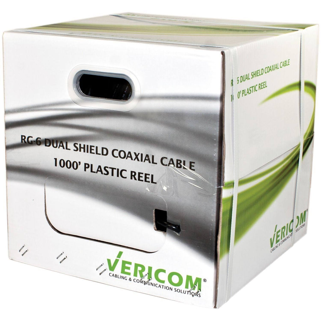RG6 CCS Dual-Shield Coaxial Cable 1000ft Z3538